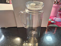 Acrylic snow globe tumbler with handle. 20oz