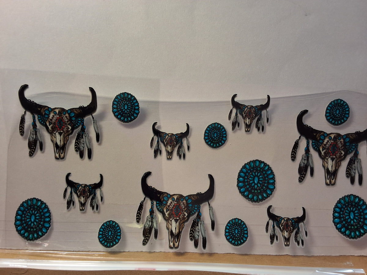 Turquoise Skulls
