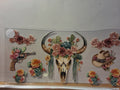 Rose Cow Skull