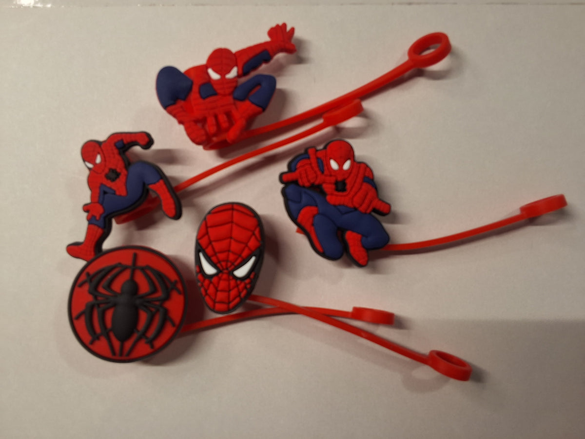 Spiderman Straw Toppers