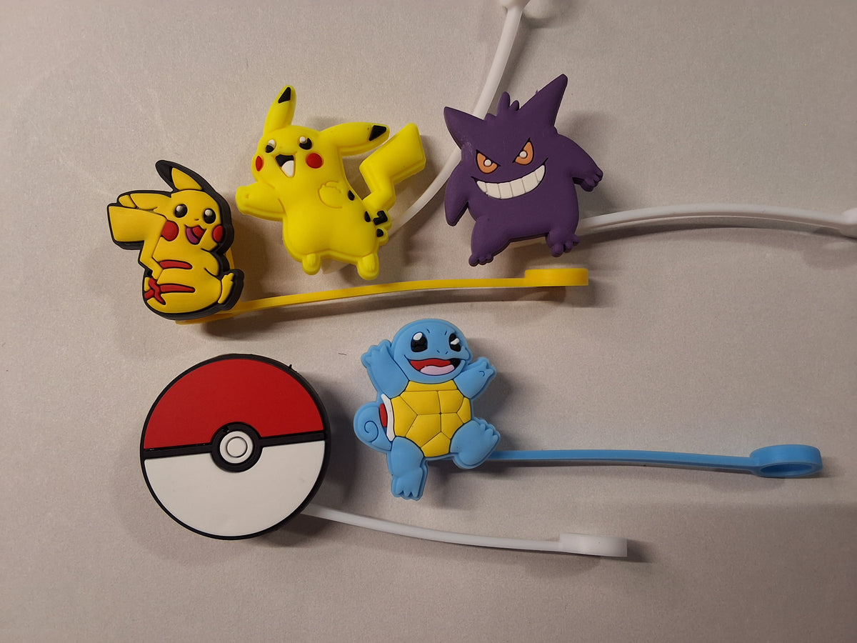 Pokémon 2 Straw Toppers