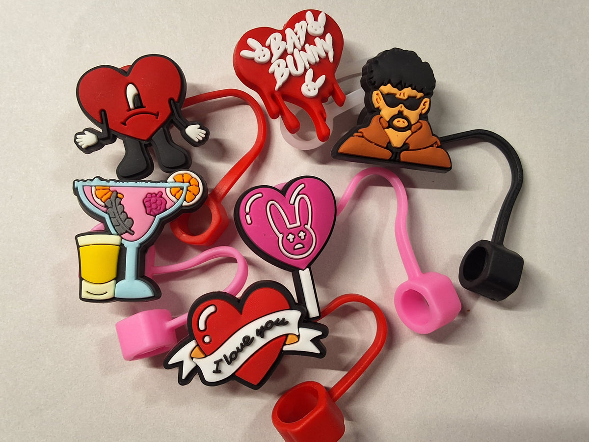 Bad Bunny Straw Toppers