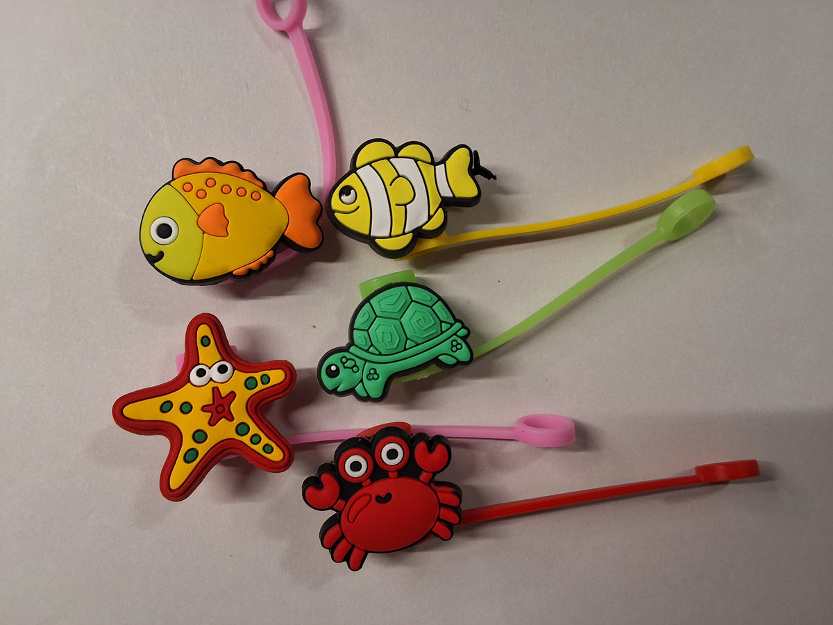 Sea Animal Straw Toppers