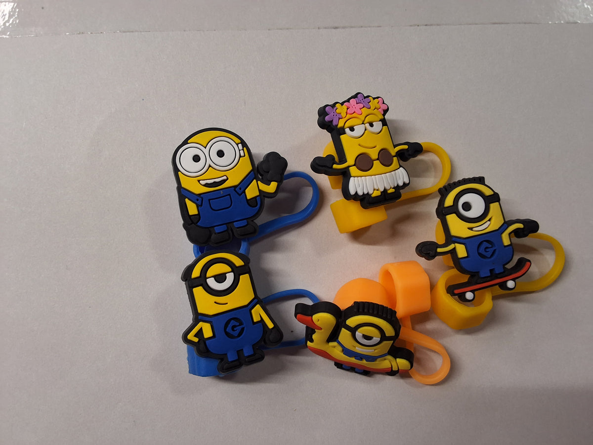 Minions Straw Toppers