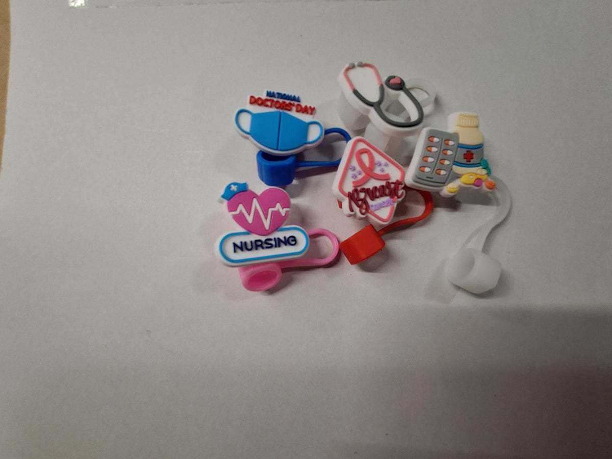Nurse Straw Toppers