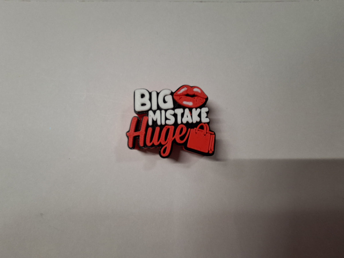 Lips Straw Charm