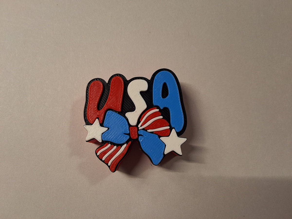 USA Straw Charm