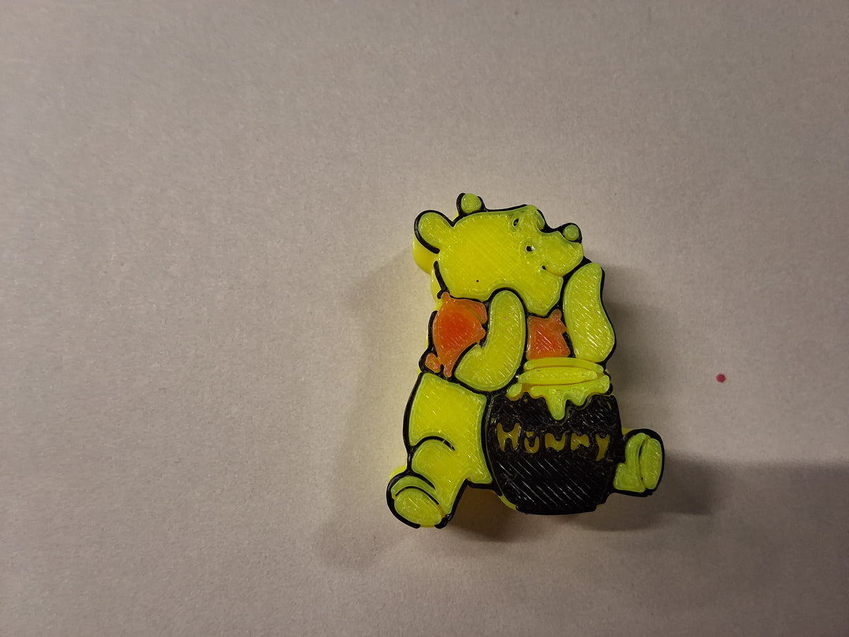 Pooh Honey Straw Charm