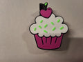 Cupcake Straw Charm