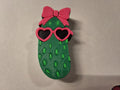 Pickle Pink Straw Charm