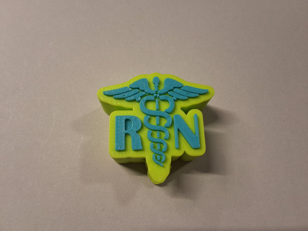 RN Blue Straw Charm
