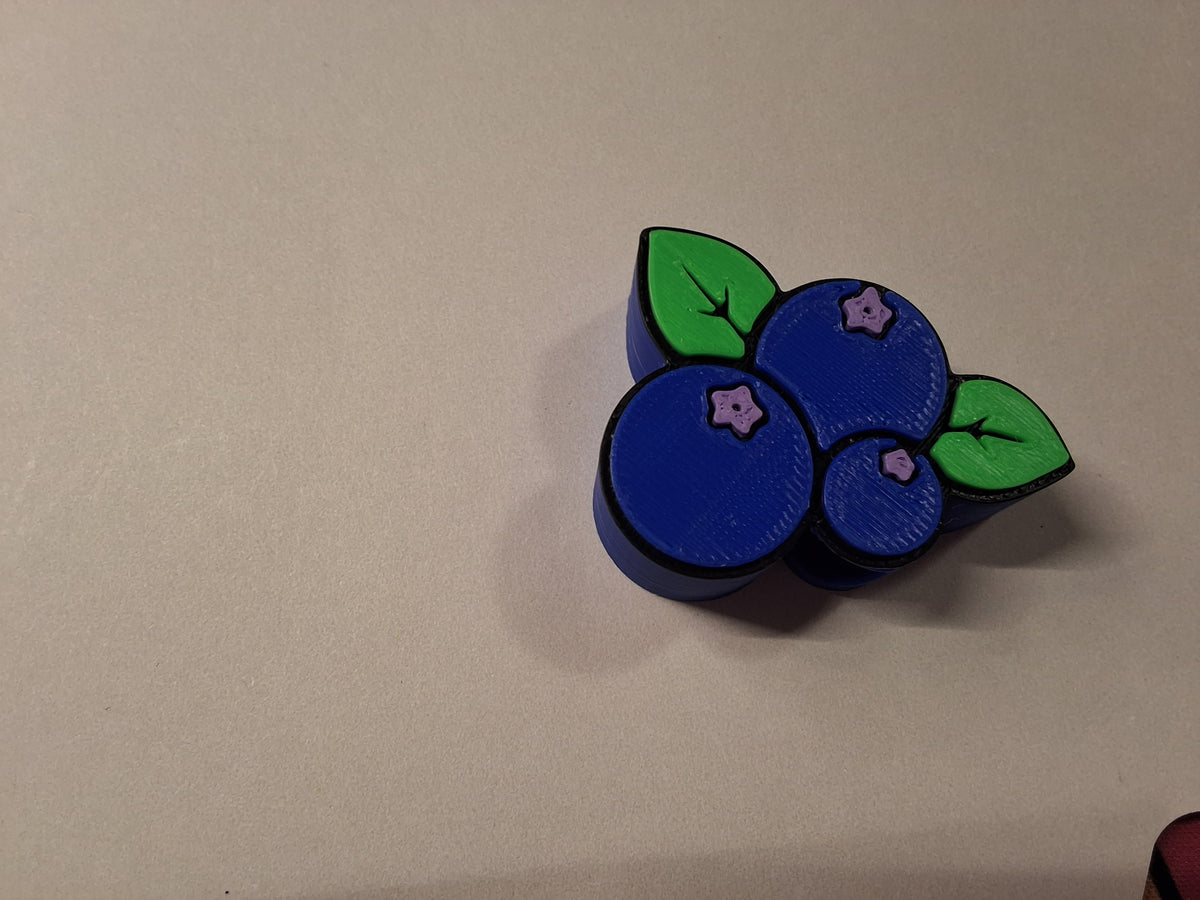 Blueberry Straw Charm