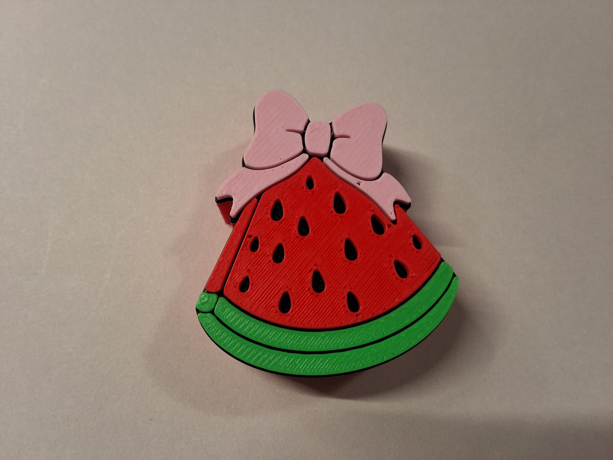 Watermelon Straw Charm