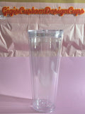 24oz Acrylic Snow globe funnel