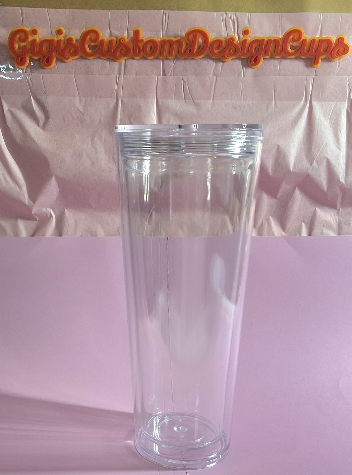 24oz Acrylic Snow globe funnel