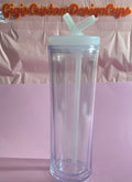 25oz Acrylic Snow Globe Tumbler