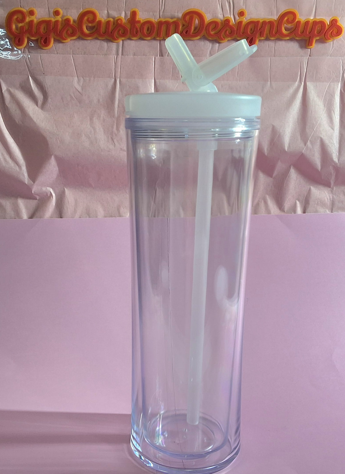 25oz Acrylic Snow Globe Tumbler