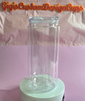 20oz Acrylic Snow Globe Tumbler