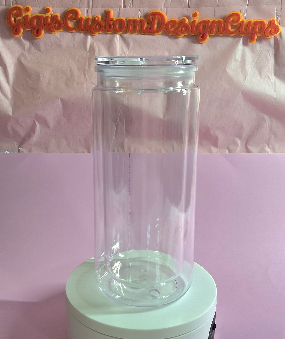 20oz Acrylic Snow Globe Tumbler