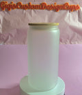 16oz Glass Frosted (non snow globe)