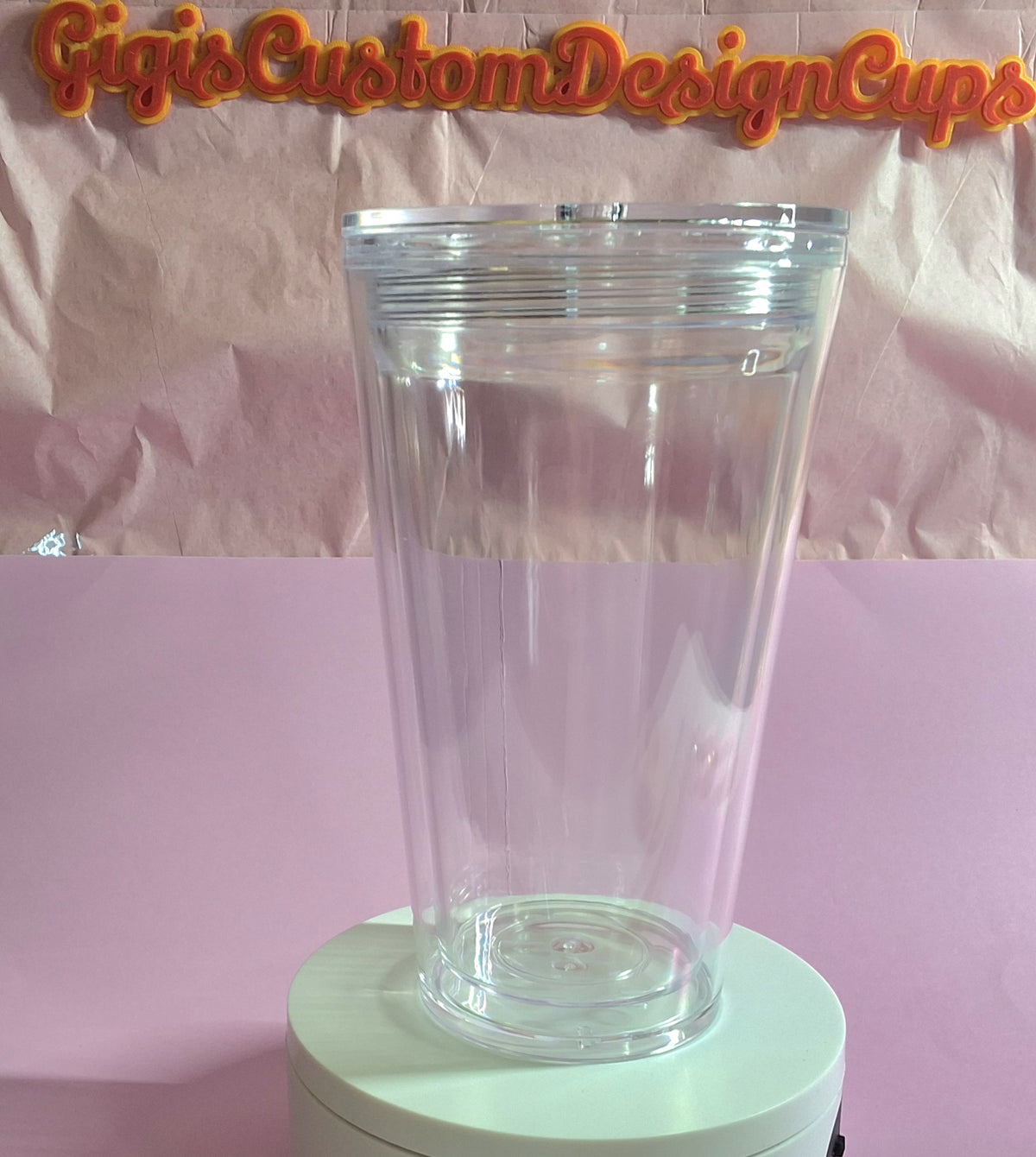 16oz Acrylic Snow Globe Funnel