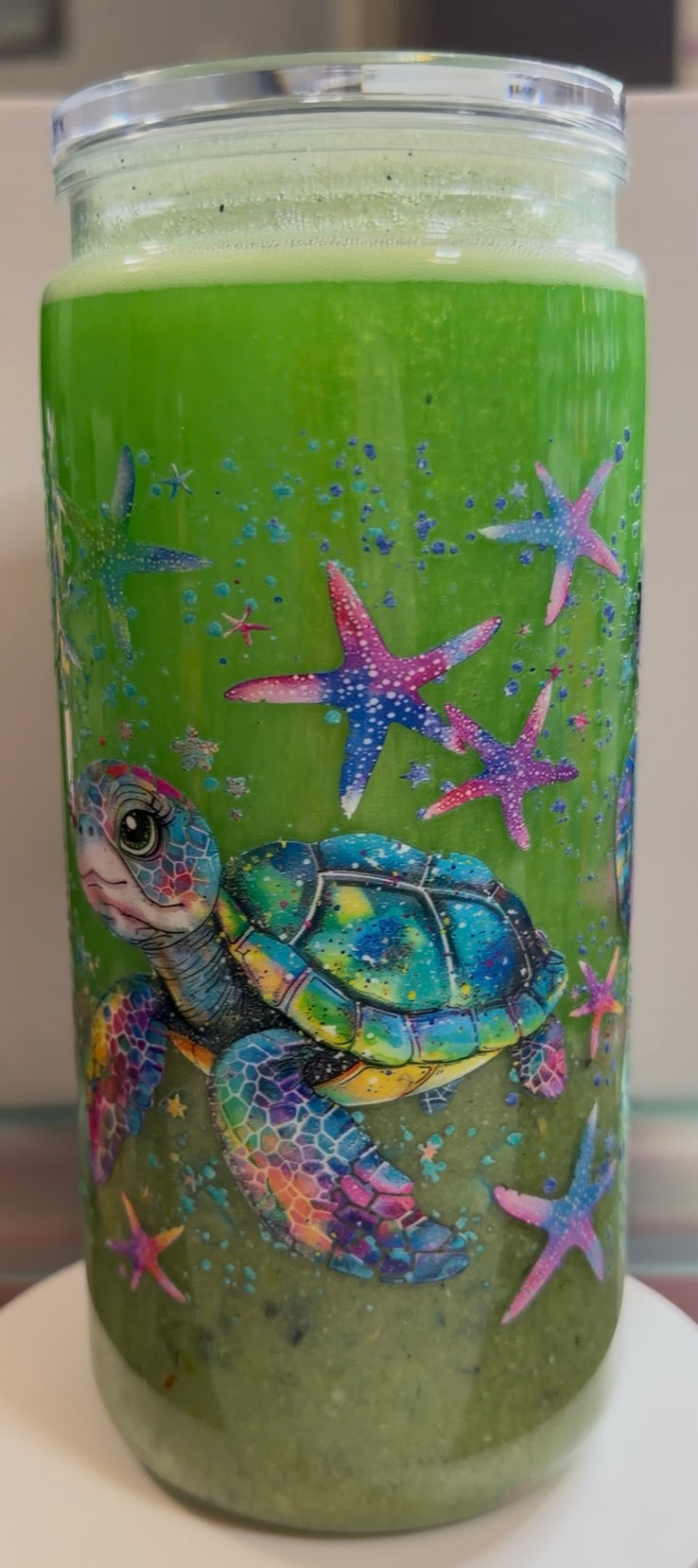 Acrylic Snow Globe Tumbler 20oz