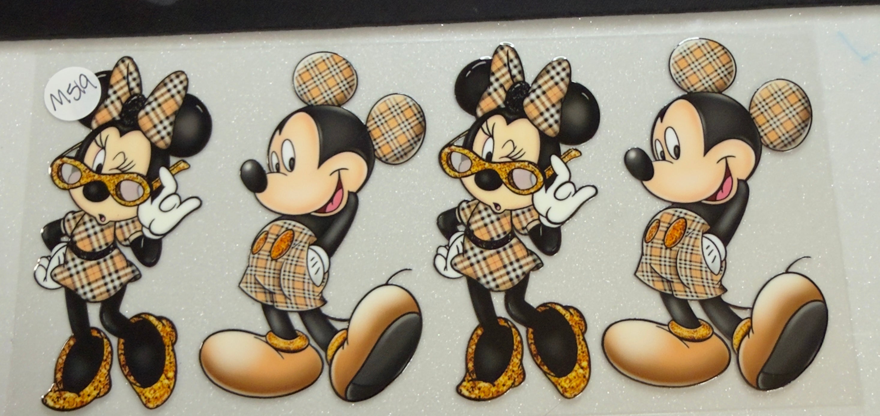 Mickey and Minnie Mouse
