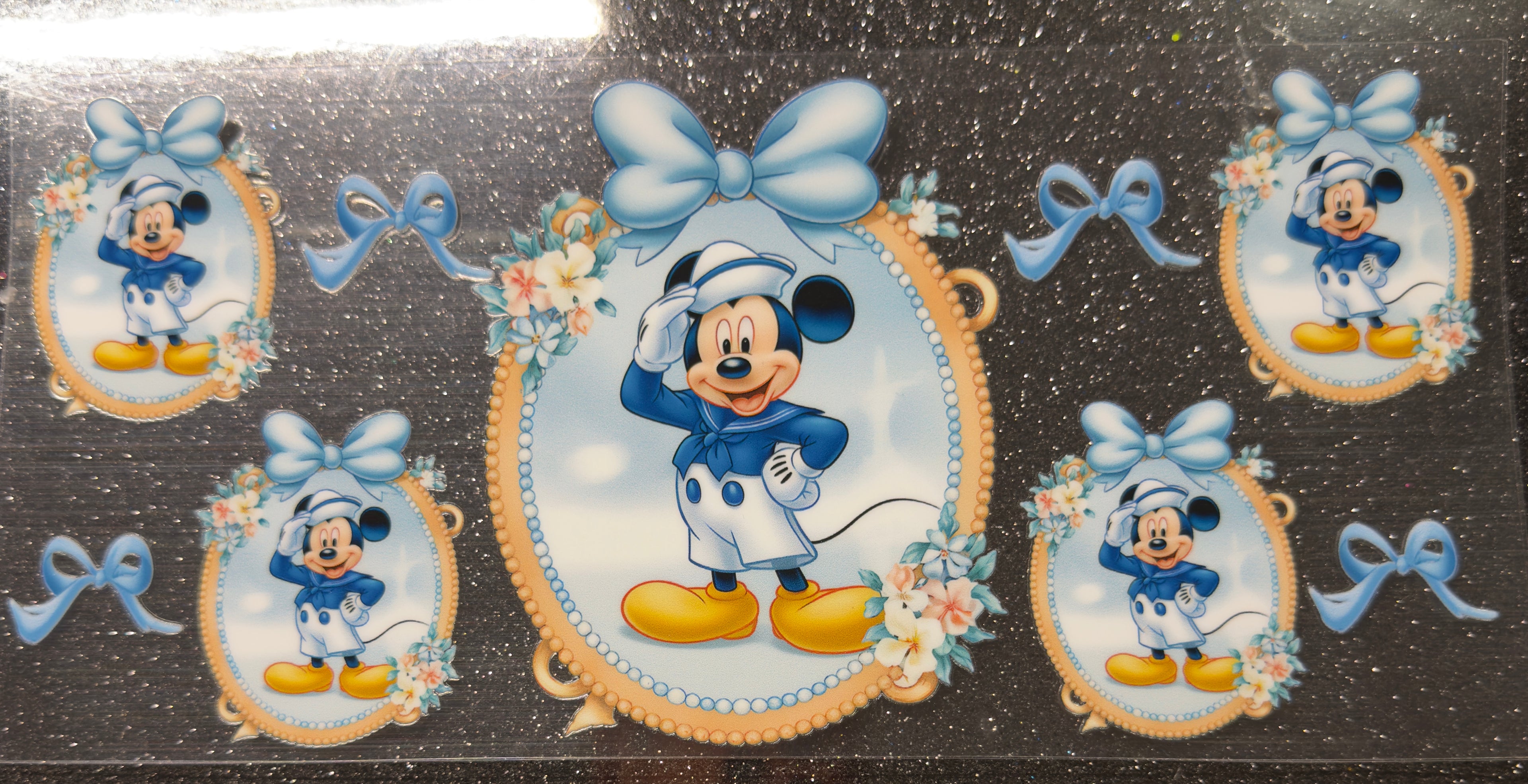 Mickey and Minnie Mouse