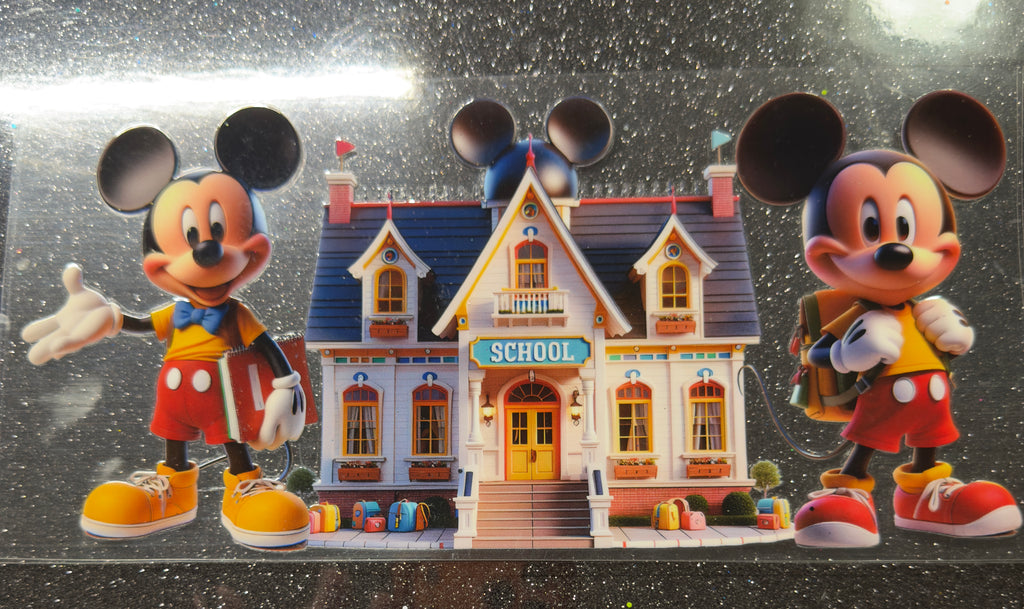 Mickey and Minnie Mouse