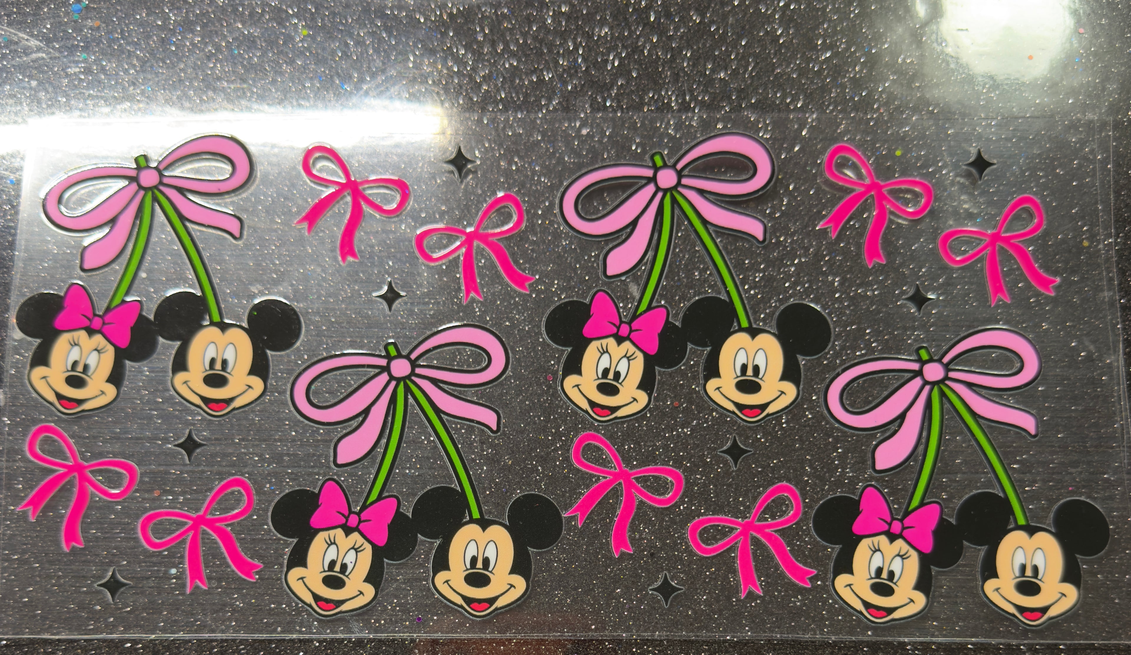 Mickey and Minnie Mouse